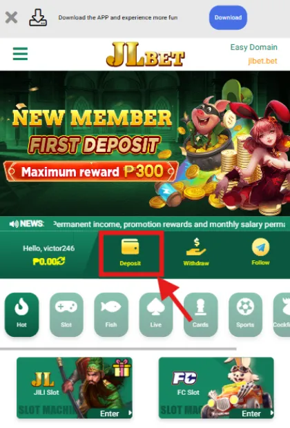 deposit